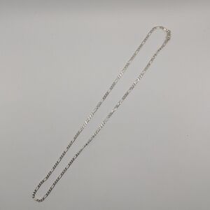 Vintage Italian 925 Silver Figaro Chain